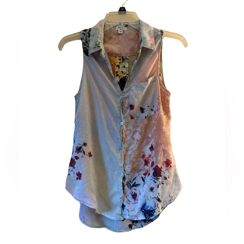 Dylan Sleeveless Button-Up - image 1